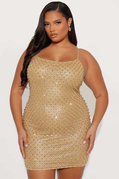 Vestido Feminino Curto Alcinha Tule Dourado – Doce Malícia