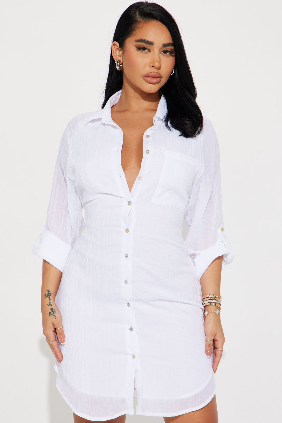 Vestido Feminino Curto Bege – Doce Malícia