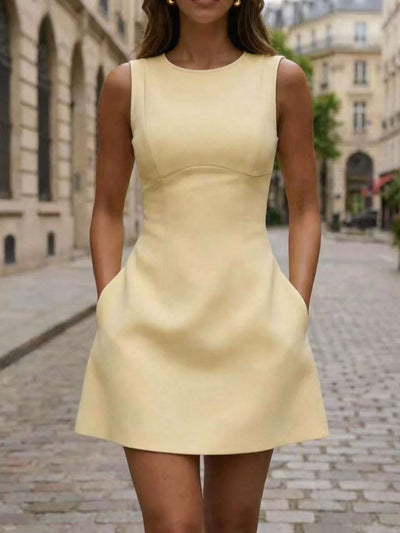 Vestido Feminino Curto Café – Doce Malícia