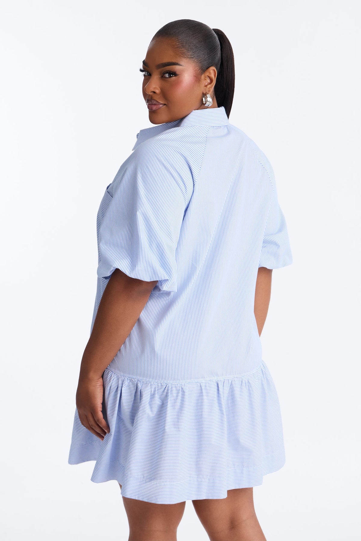 Vestido Feminino Curto Listrado – Doce Malícia