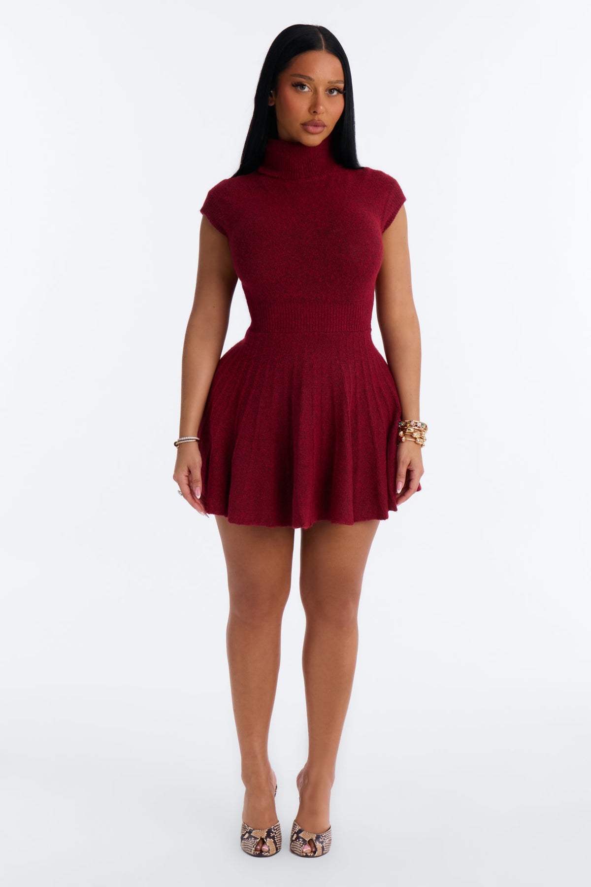 Vestido Feminino Curto Vinho – Doce Malícia