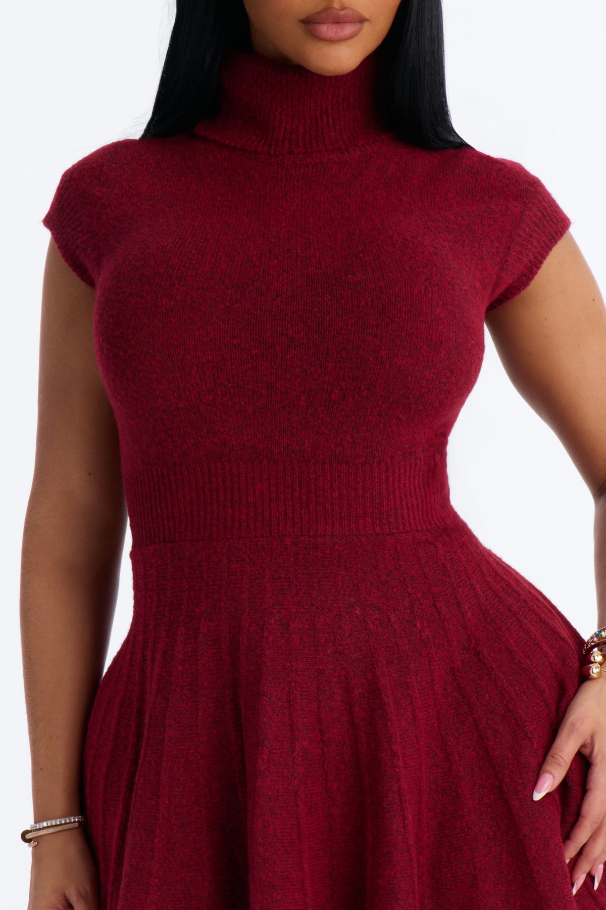 Vestido Feminino Curto Vinho – Doce Malícia