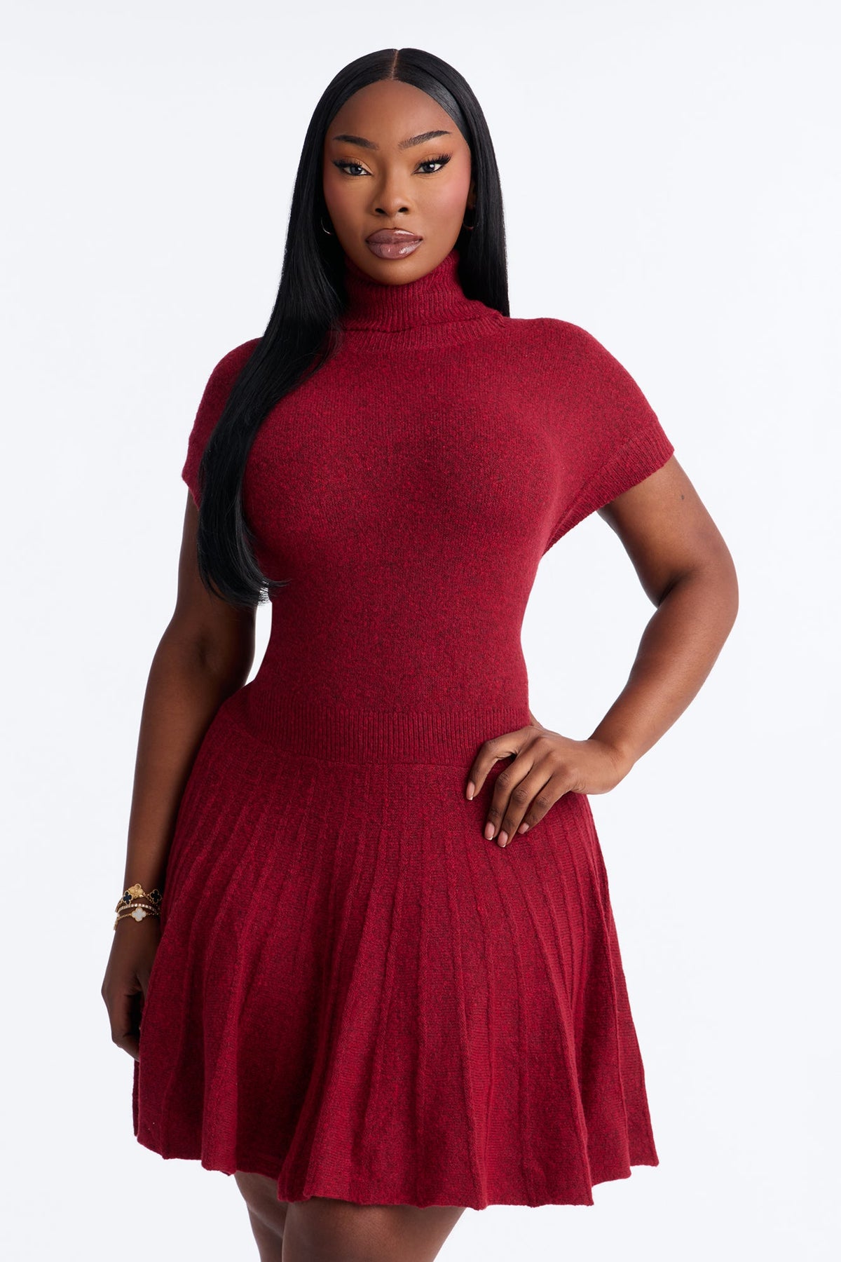 Vestido Feminino Curto Vinho – Doce Malícia