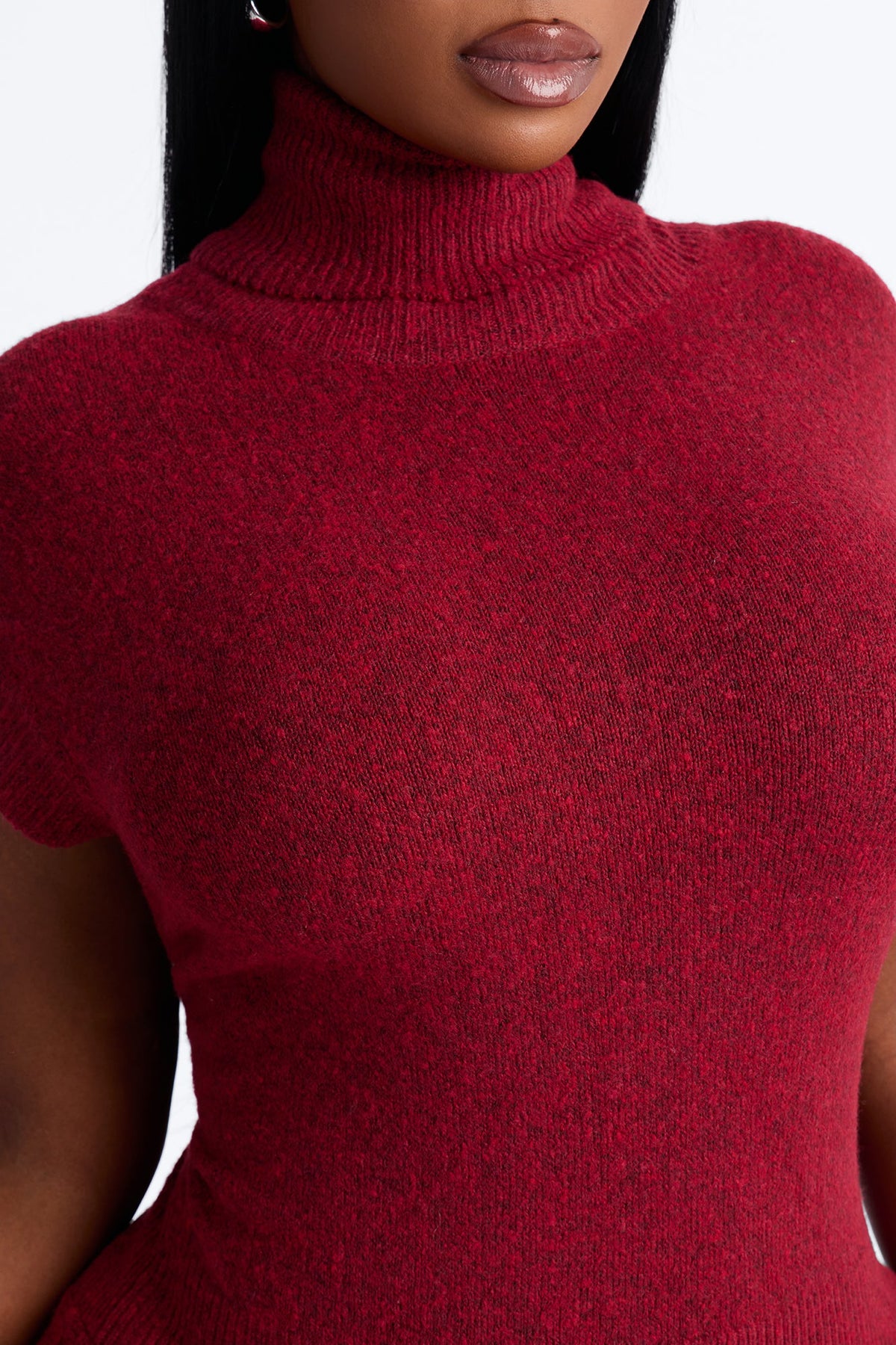 Vestido Feminino Curto Vinho – Doce Malícia