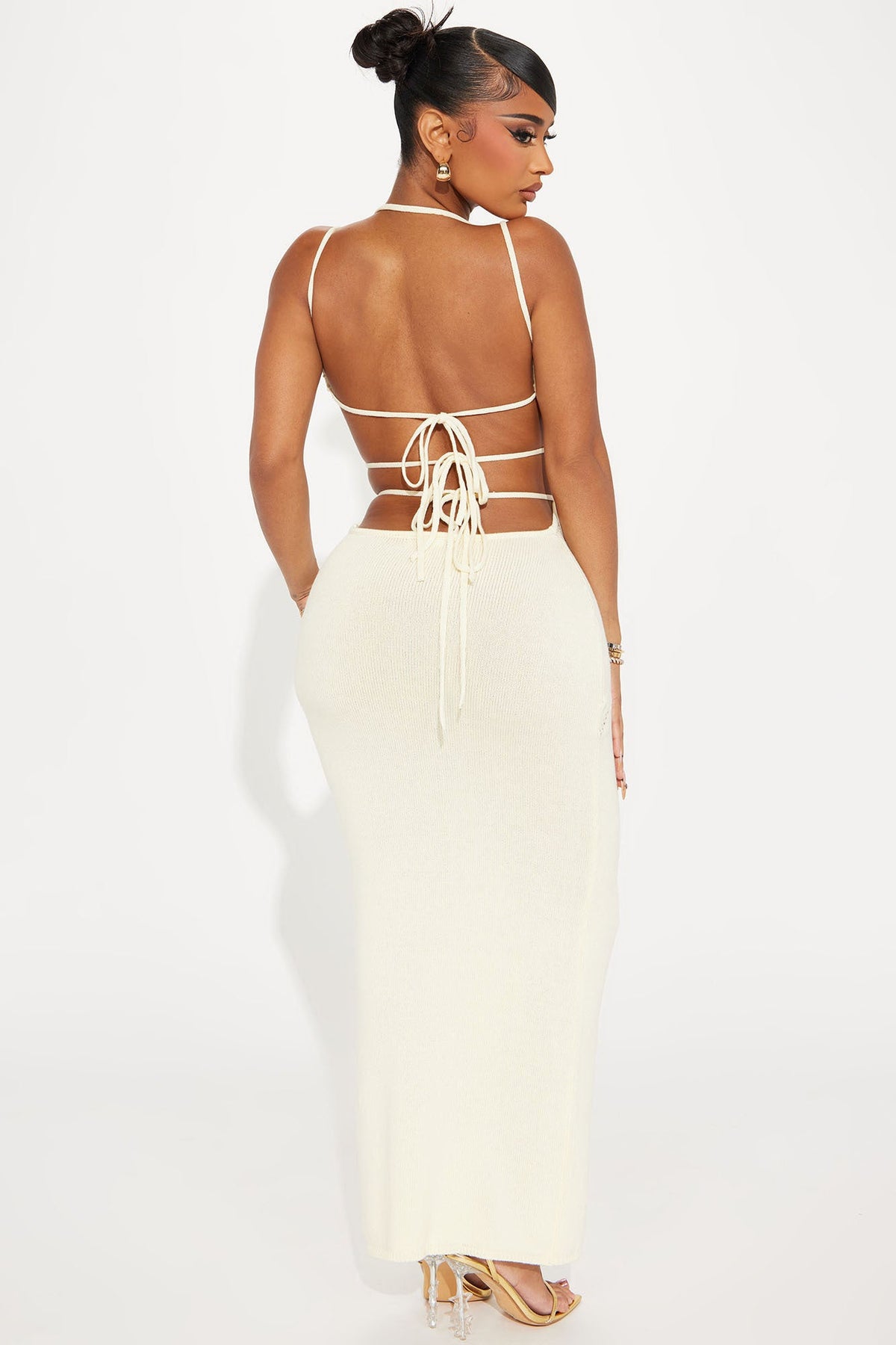 Vestido Feminino Longo Alcinha Decote V – Doce Malícia