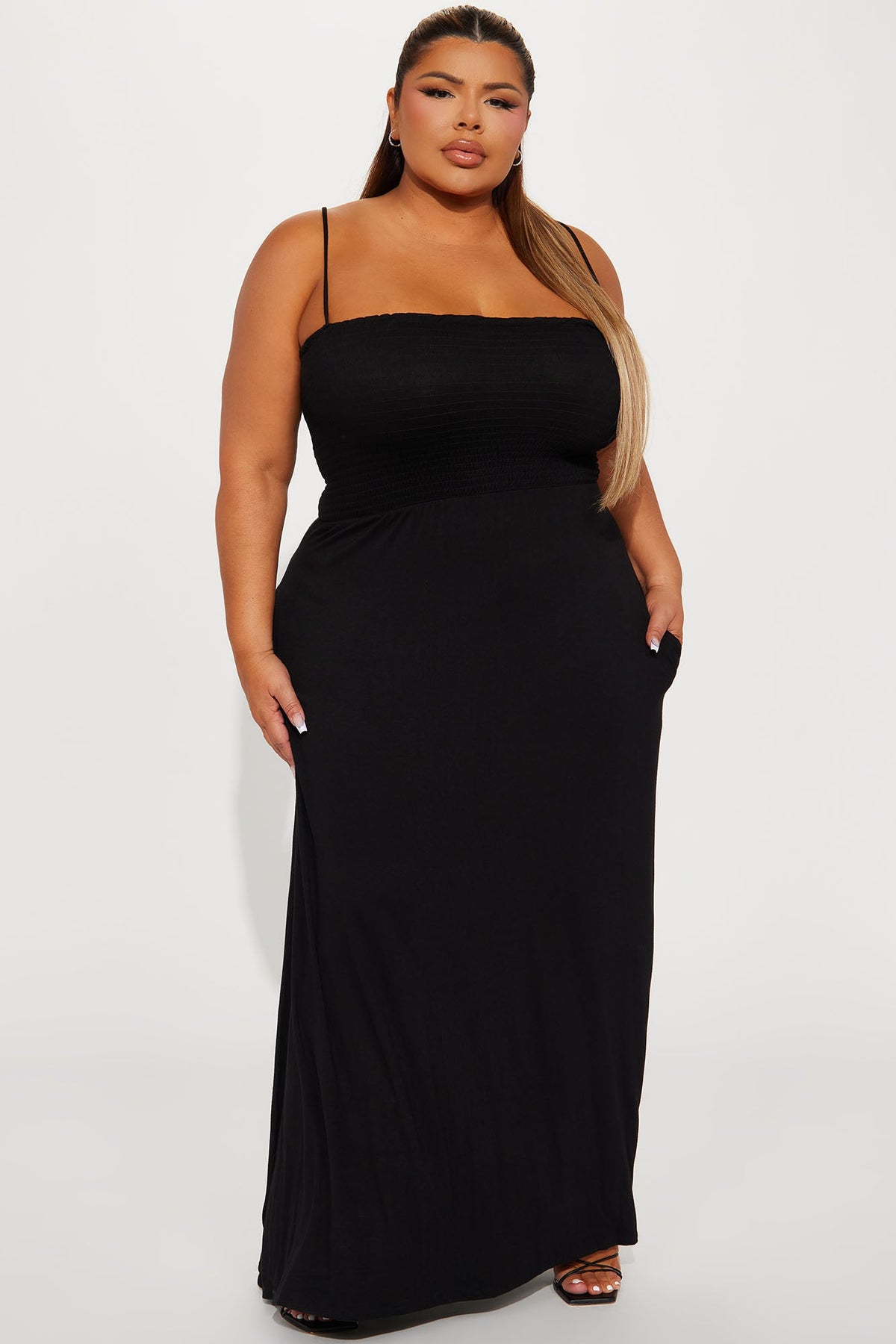 Vestido Feminino Longo Alcinha Preto – Doce Malícia