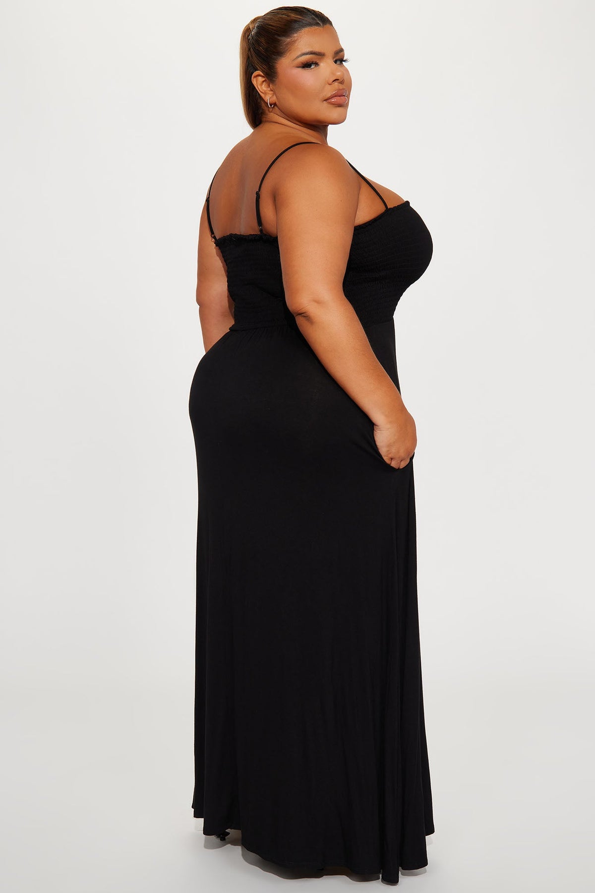 Vestido Feminino Longo Alcinha Preto – Doce Malícia
