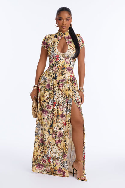 Vestido Feminino Longo Amarelo – Doce Malícia