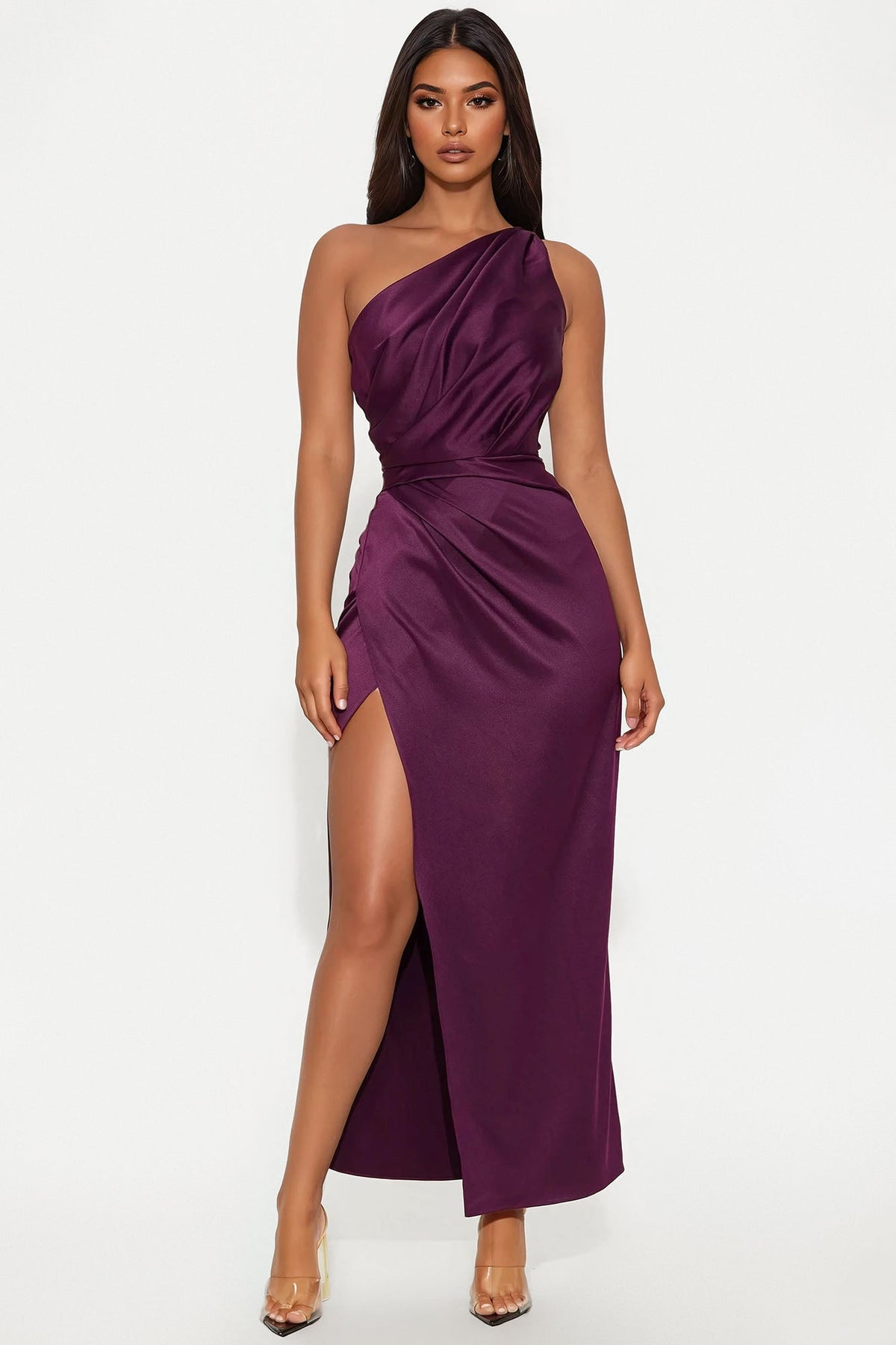 Vestido Feminino Longo Cetim Preto – Doce Malícia