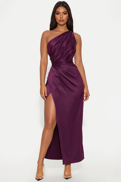 Vestido Feminino Longo Cetim Preto – Doce Malícia