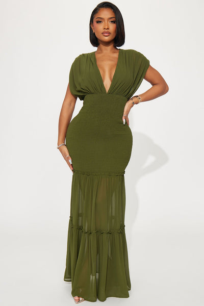 Vestido Feminino Longo Decote V – Doce Malícia