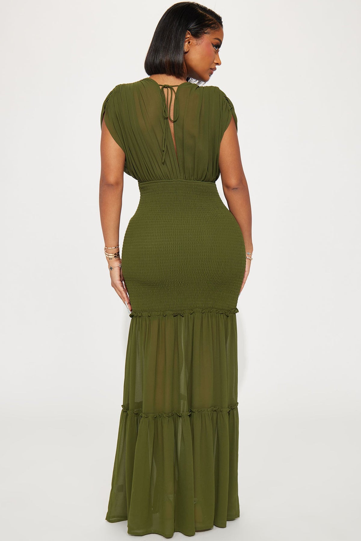 Vestido Feminino Longo Decote V – Doce Malícia