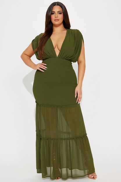 Vestido Feminino Longo Decote V – Doce Malícia