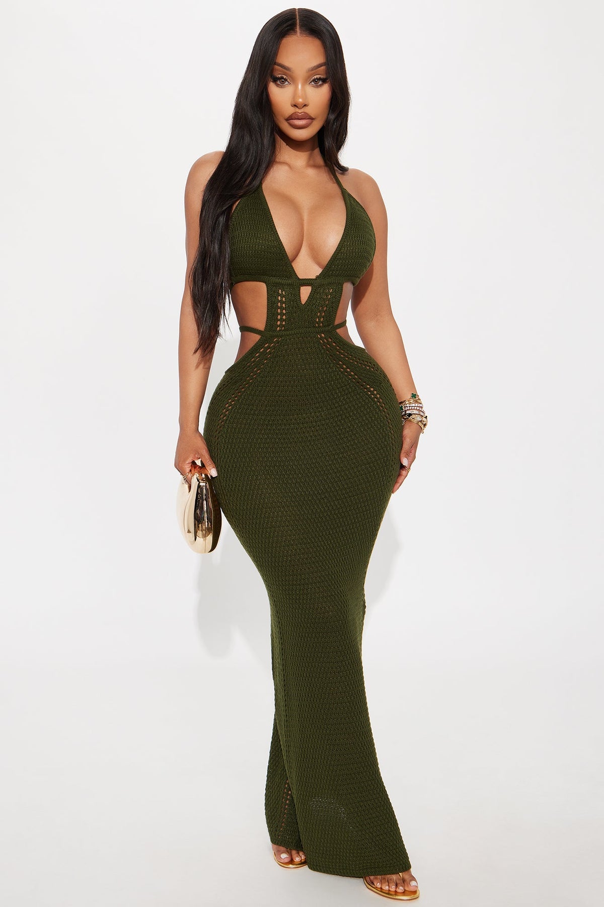 Vestido Feminino Longo Frente Única Crochê – Doce Malícia