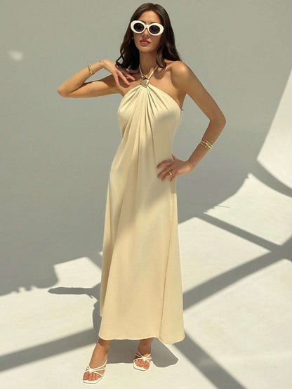 Vestido Feminino Longo Plissada – Doce Malícia