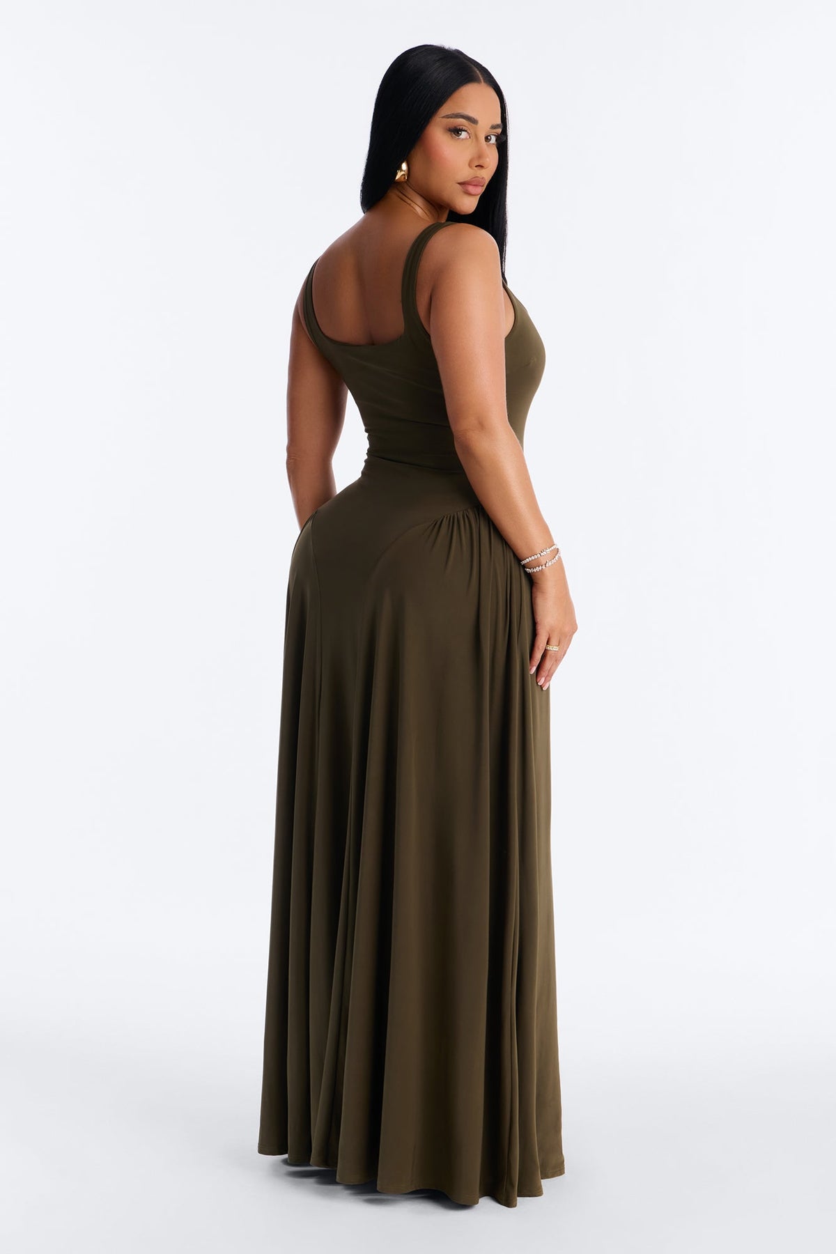 Vestido Feminino Longo Plissado – Doce Malícia