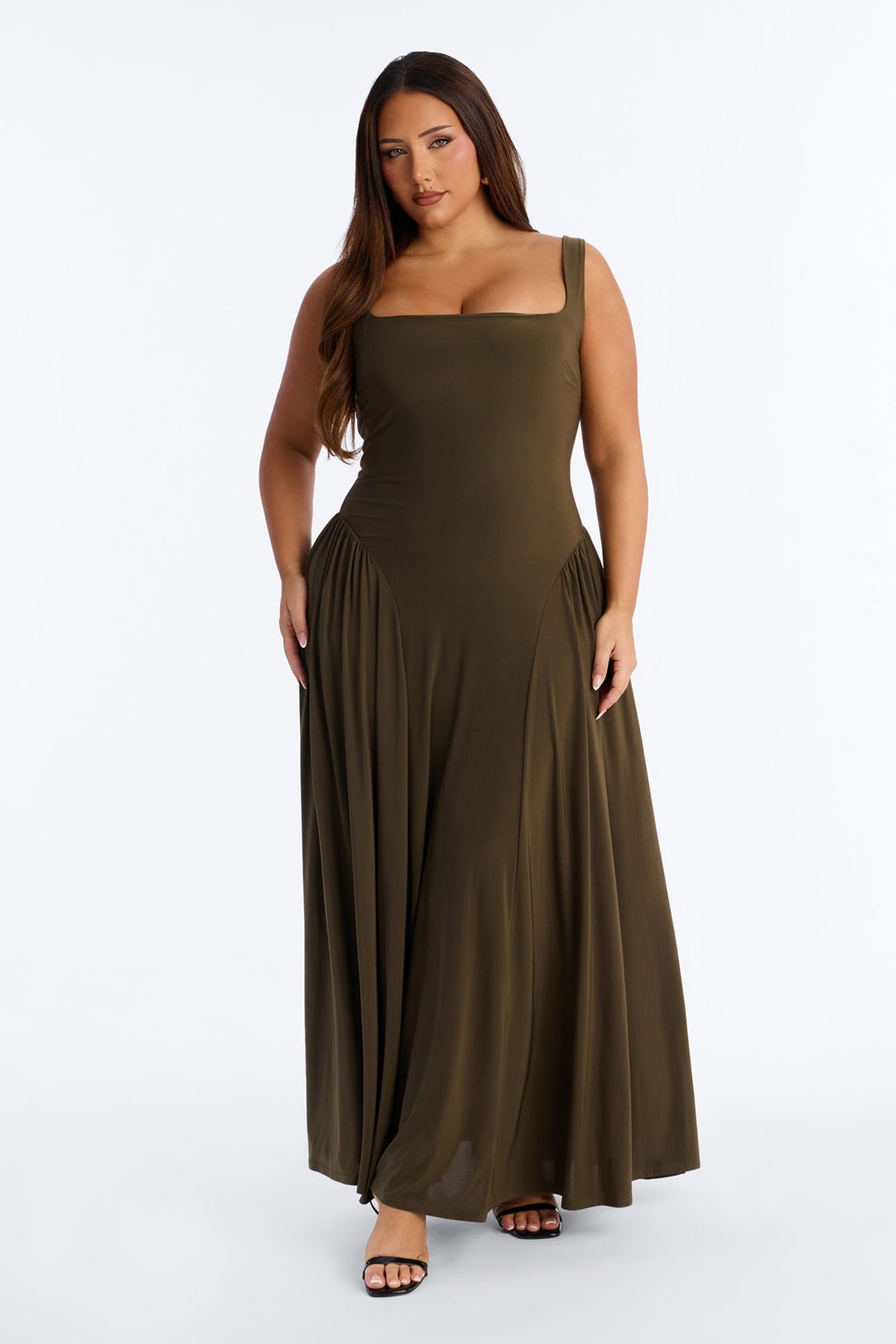 Vestido Feminino Longo Plissado – Doce Malícia