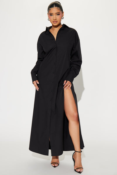 Vestido Feminino Longo Soltinho Preto – Doce Malícia
