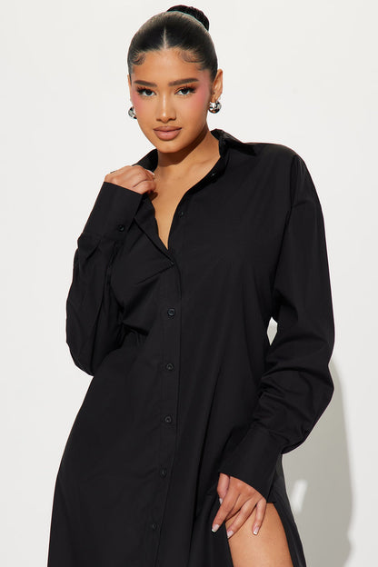 Vestido Feminino Longo Soltinho Preto – Doce Malícia