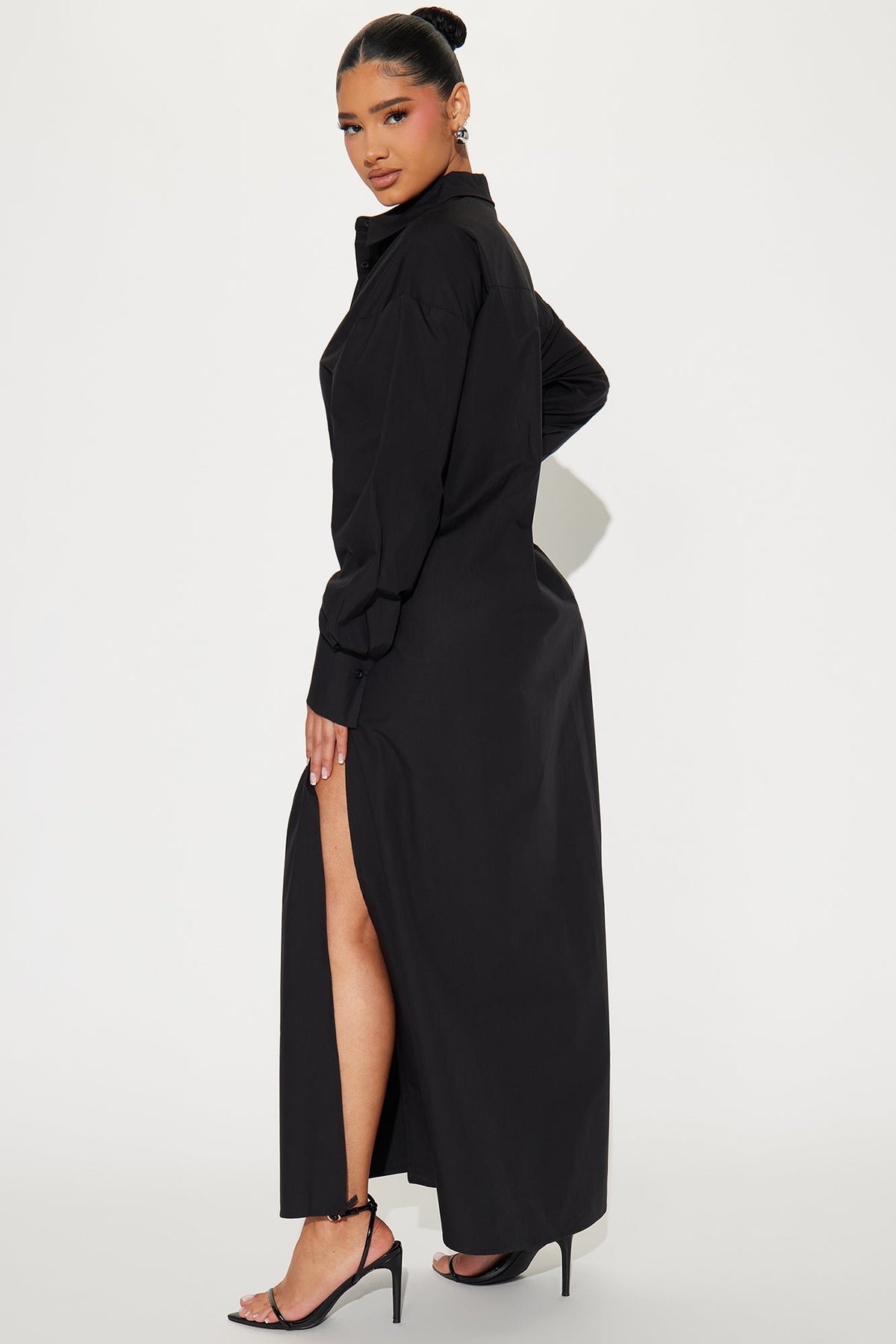 Vestido Feminino Longo Soltinho Preto – Doce Malícia