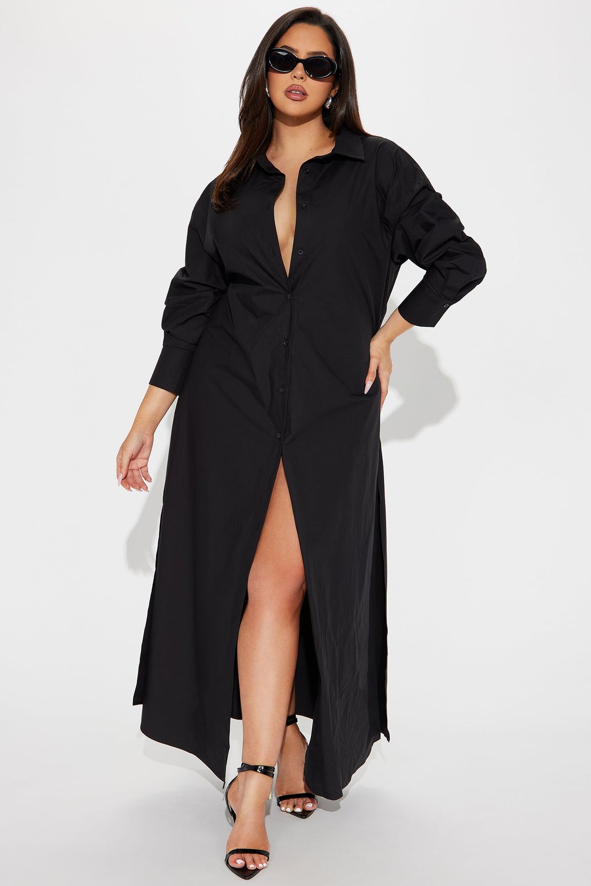 Vestido Feminino Longo Soltinho Preto – Doce Malícia