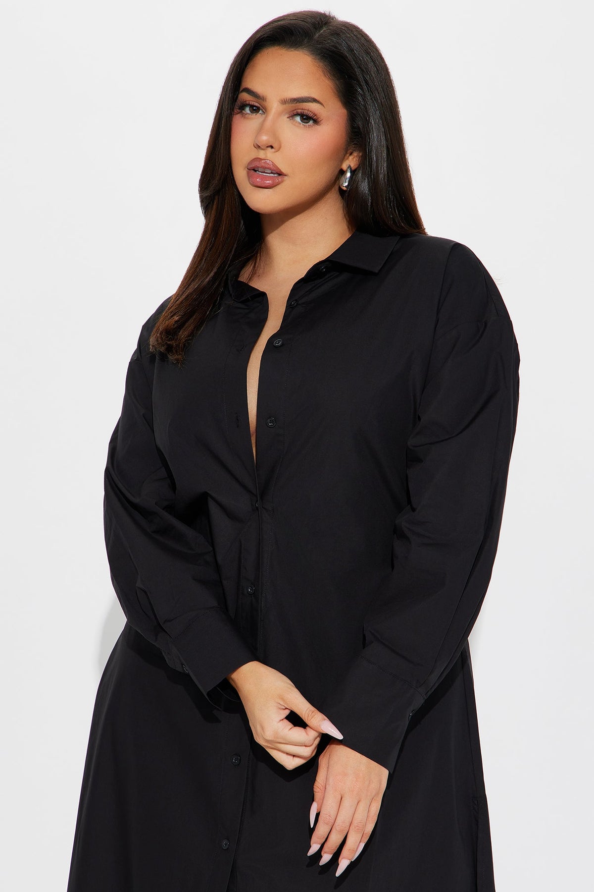 Vestido Feminino Longo Soltinho Preto – Doce Malícia