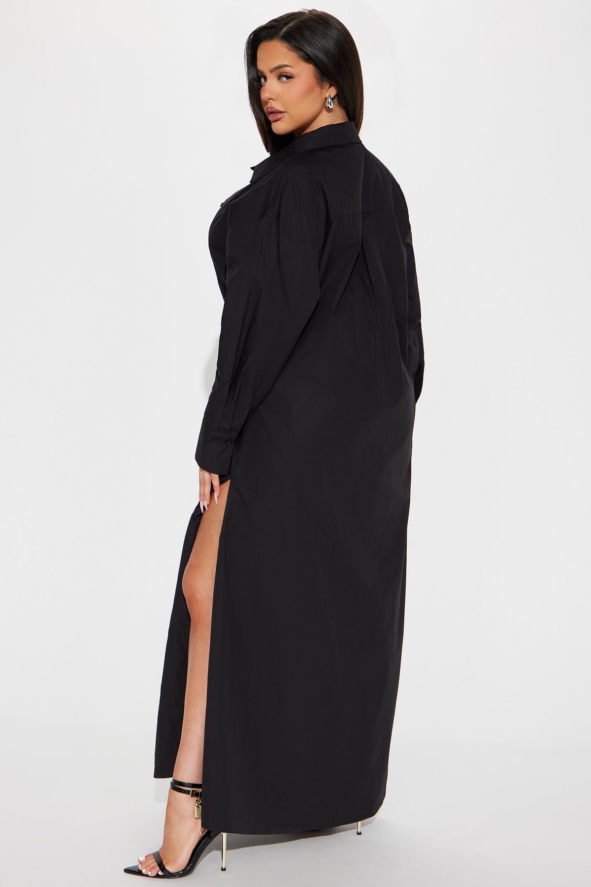 Vestido Feminino Longo Soltinho Preto – Doce Malícia