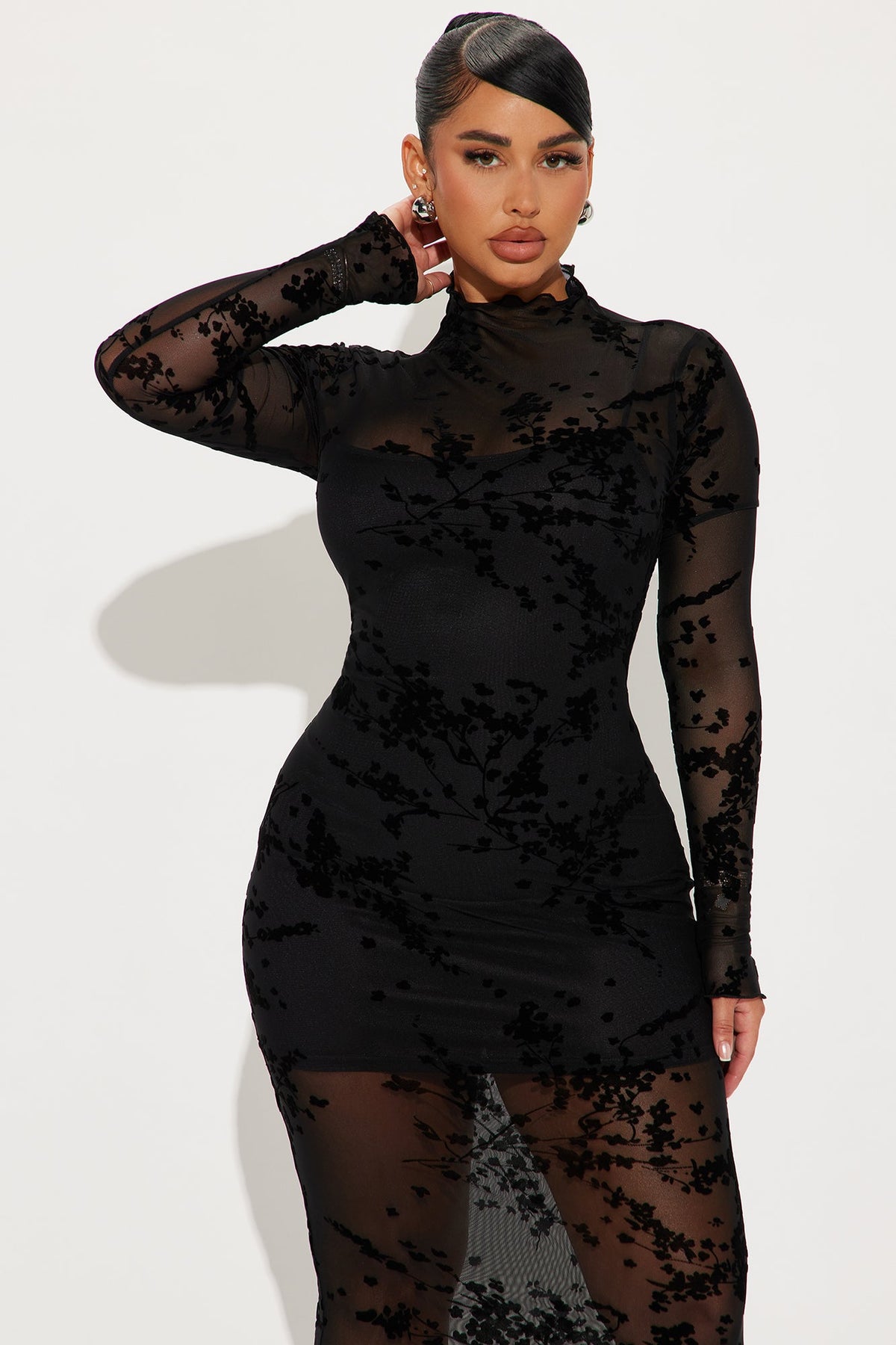 Vestido Feminino Longo Tule Preto – Doce Malícia