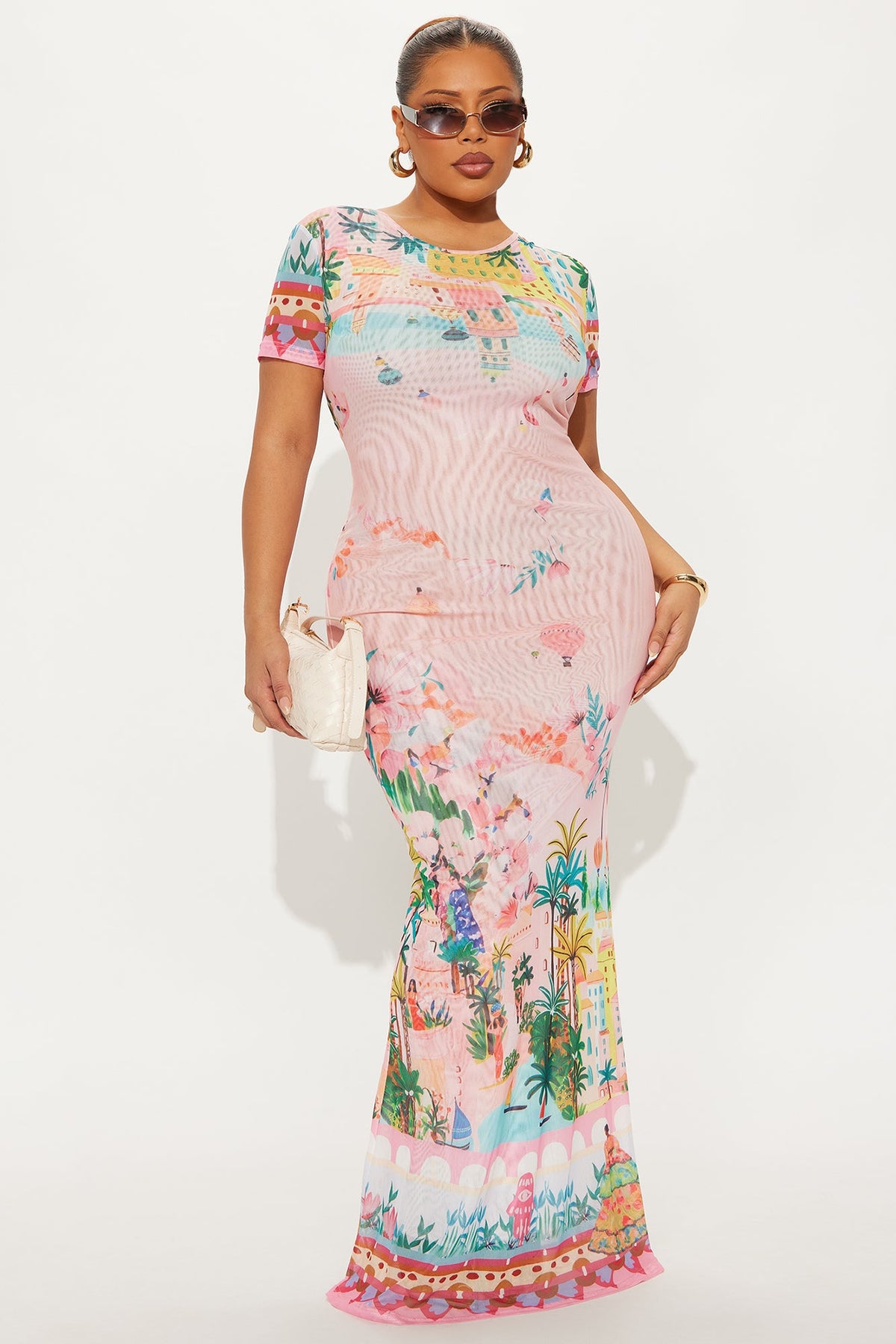 Vestido Feminino Longo Tule Rosa – Doce Malícia