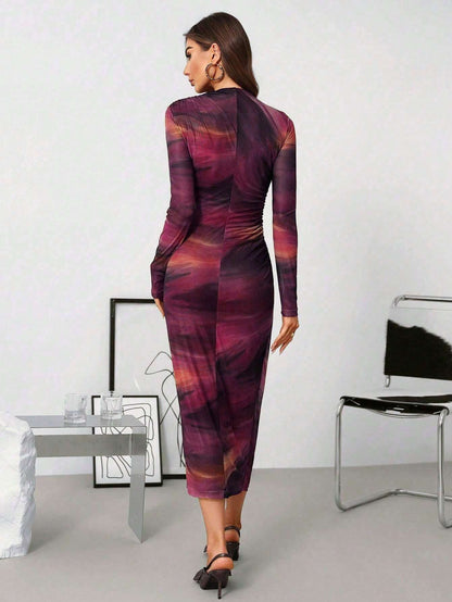 Vestido Feminino Manga Longa Longo – Doce Malícia
