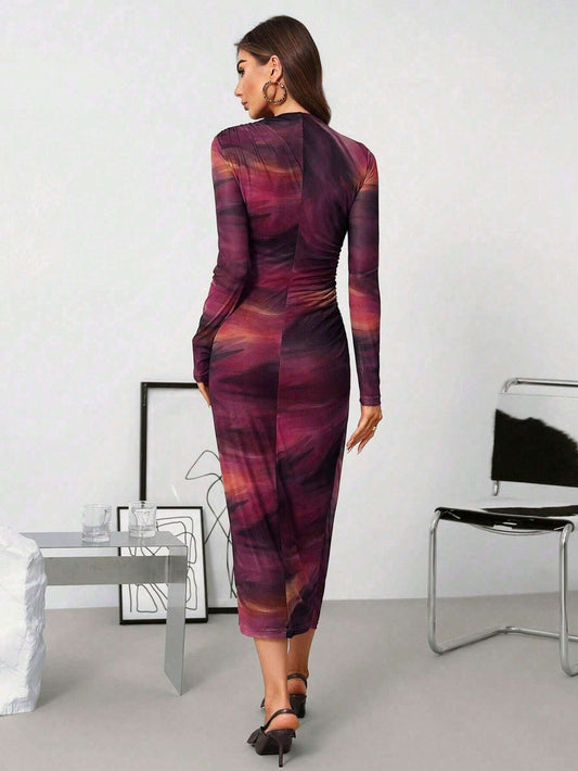 Vestido Feminino Manga Longa Longo – Doce Malícia
