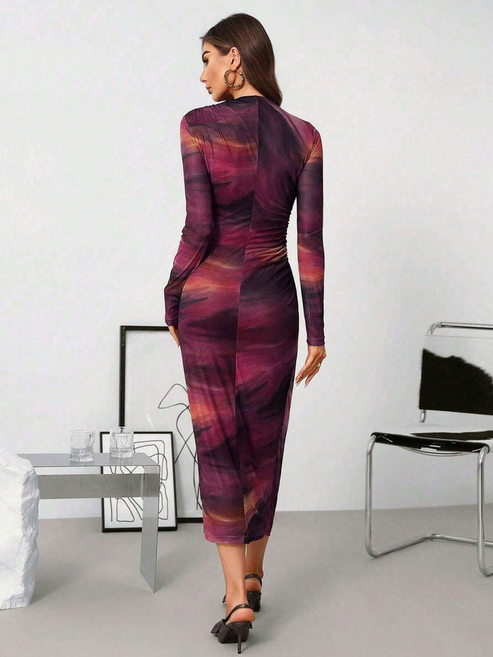 Vestido Feminino Manga Longa Longo – Doce Malícia — Doce Malícia