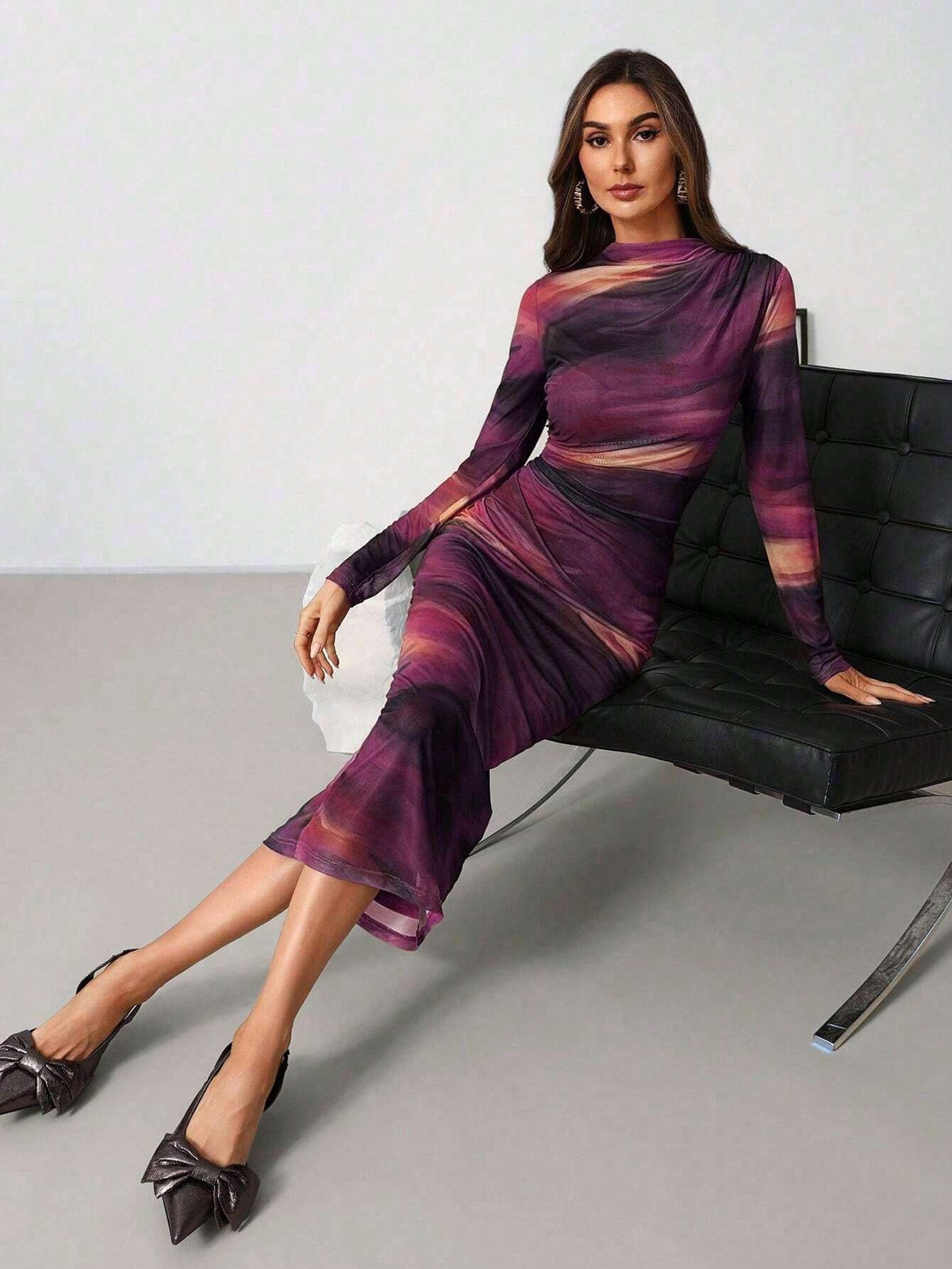Vestido Feminino Manga Longa Longo – Doce Malícia
