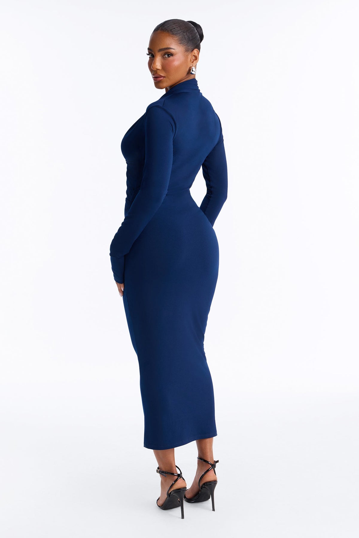 Vestido Feminino Midi Azul – Doce Malícia