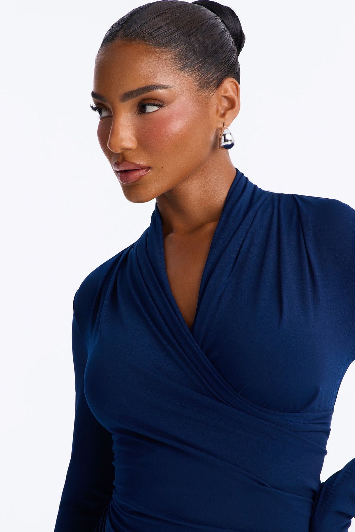 Vestido Feminino Midi Azul – Doce Malícia