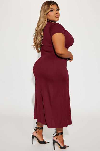 Vestido Feminino Midi Canelado Bege – Doce Malícia