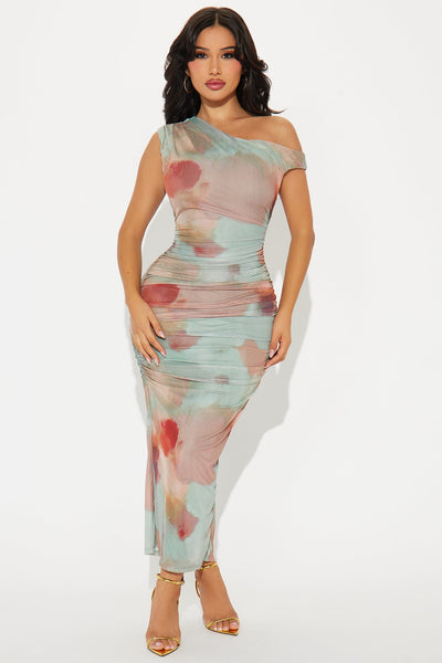 Vestido Feminino Midi Tule Verde Menta – Doce Malícia