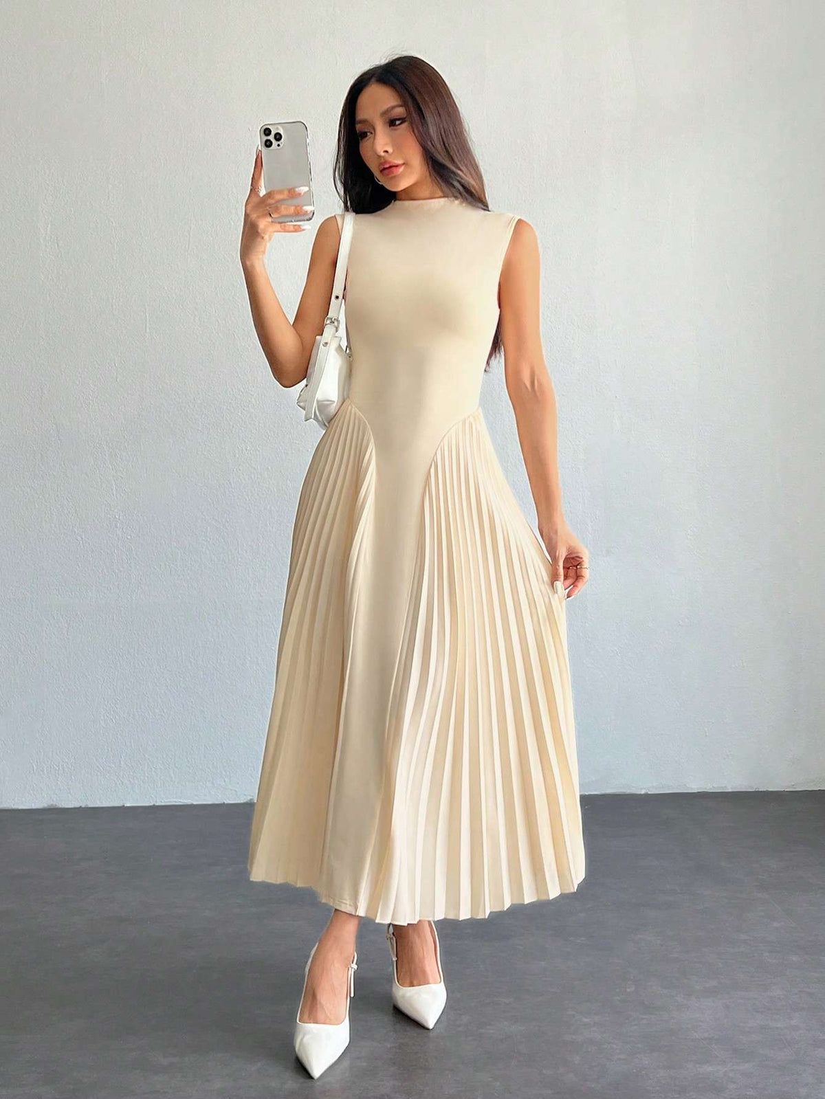Vestido Feminino Plissada – Doce Malícia