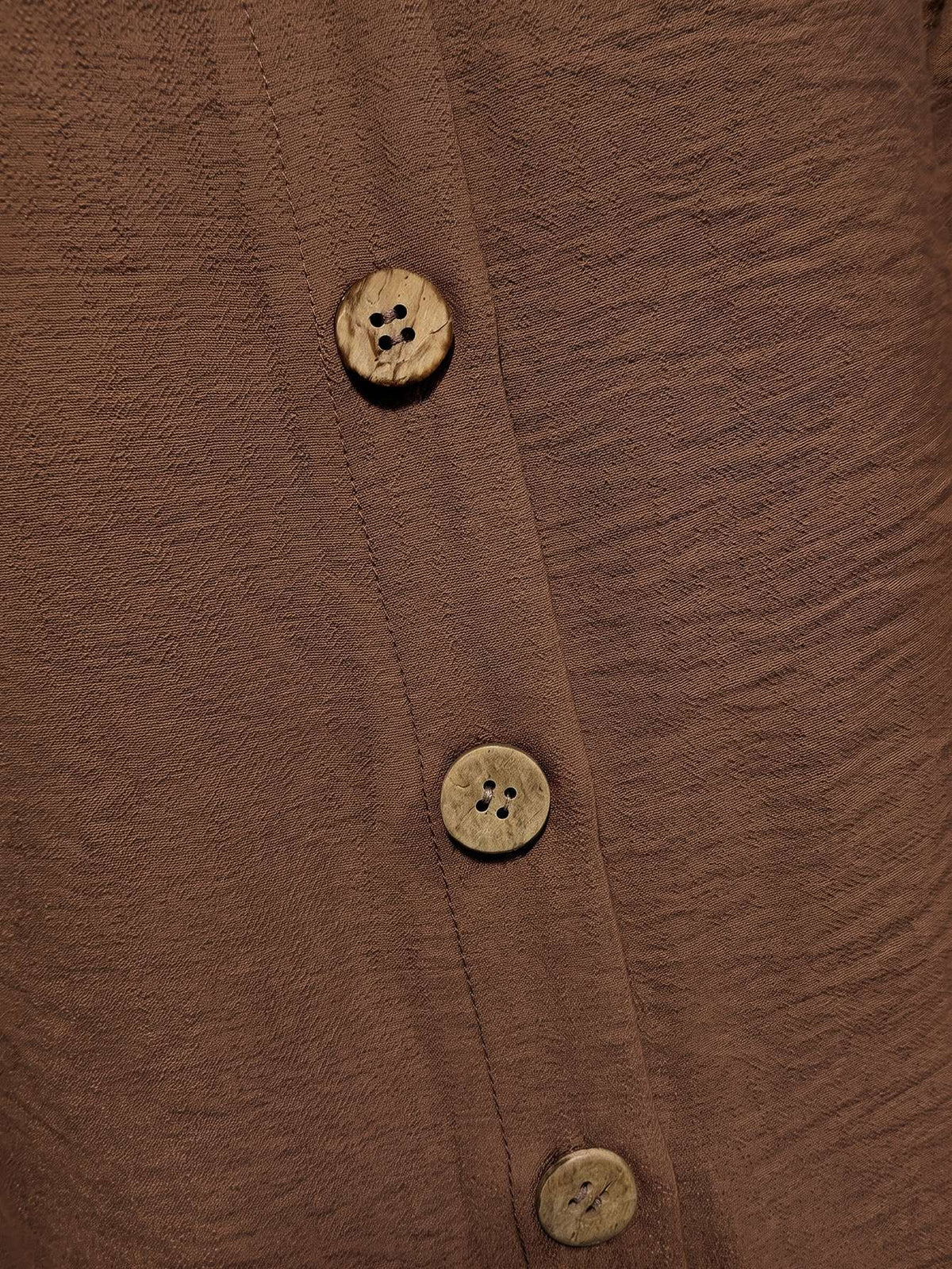 Vestido Chemise Botões Linho – Doce Malícia