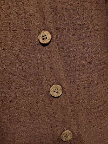 Vestido Chemise Botões Linho – Doce Malícia