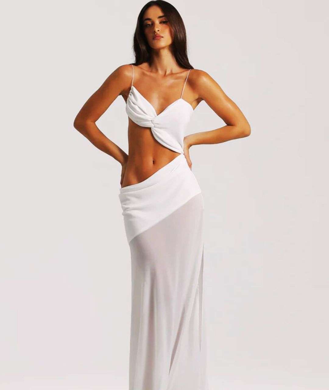 Vestido Balneário - Branco