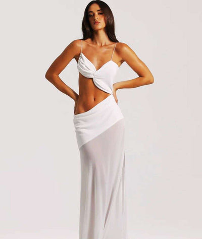 Vestido Balneário - Branco