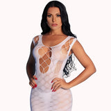 Vestido Bodystocking Branco – Doce Malícia