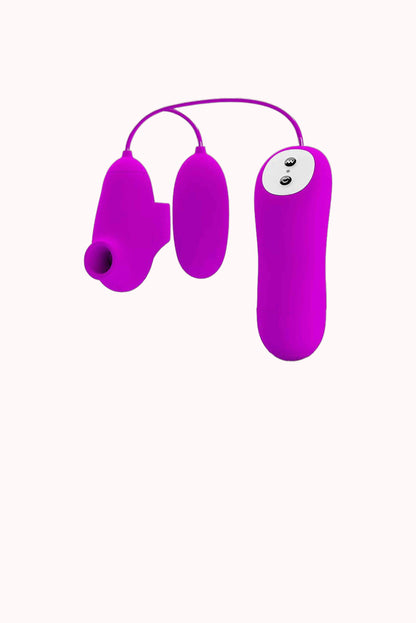 Vibrador Bullet 2 em 1 com Controle – Doce Malícia