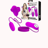Vibrador Bullet 2 em 1 com Controle – Doce Malícia