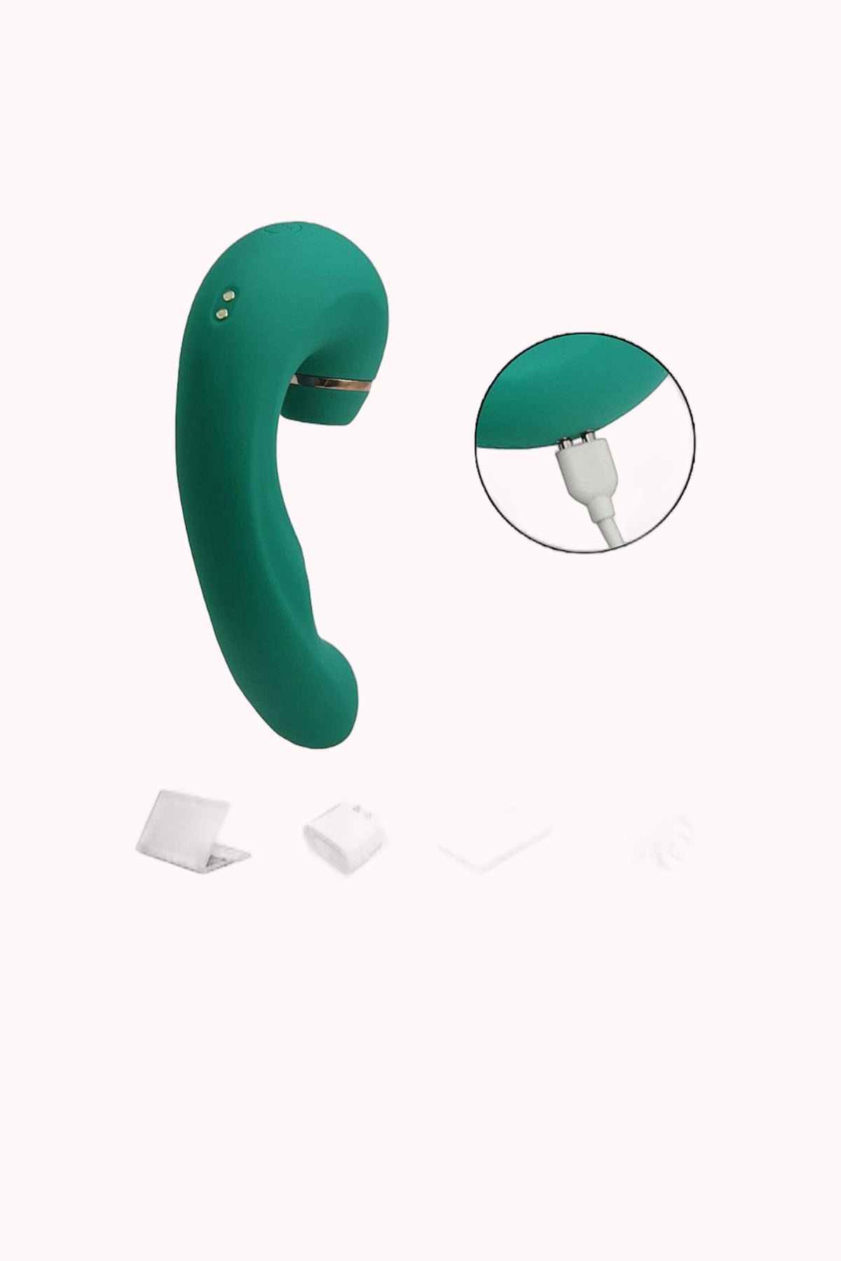 Vibrador de Ponto G e Clitóris com Dedilhar – Air Pulse 2 – Doce Malícia