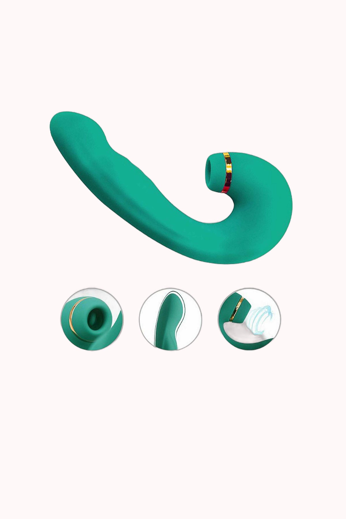 Vibrador de Ponto G e Clitóris com Dedilhar – Air Pulse 2 – Doce Malícia