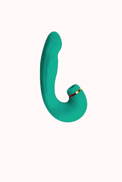 Vibrador de Ponto G e Clitóris com Dedilhar – Air Pulse 2 – Doce Malícia