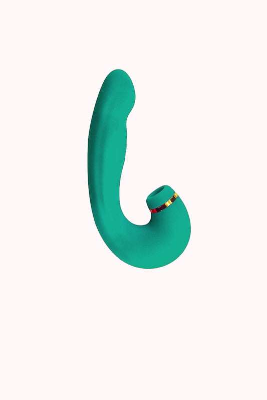 Vibrador de Ponto G e Clitóris com Dedilhar – Air Pulse 2 – Doce Malícia