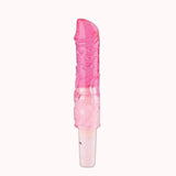 Vibrador Bastão Em Jelly Translúcido Ponto G – Doce Malícia